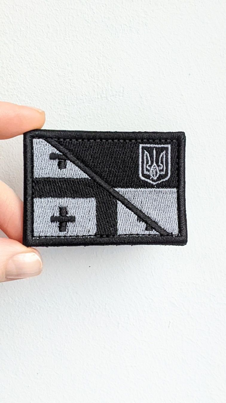Прапор України США Грузії Польщі Великобританія Австралія шеврон патч