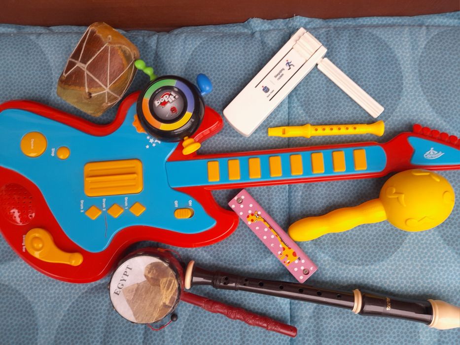 Duży zestaw instrumentów dla dzieci