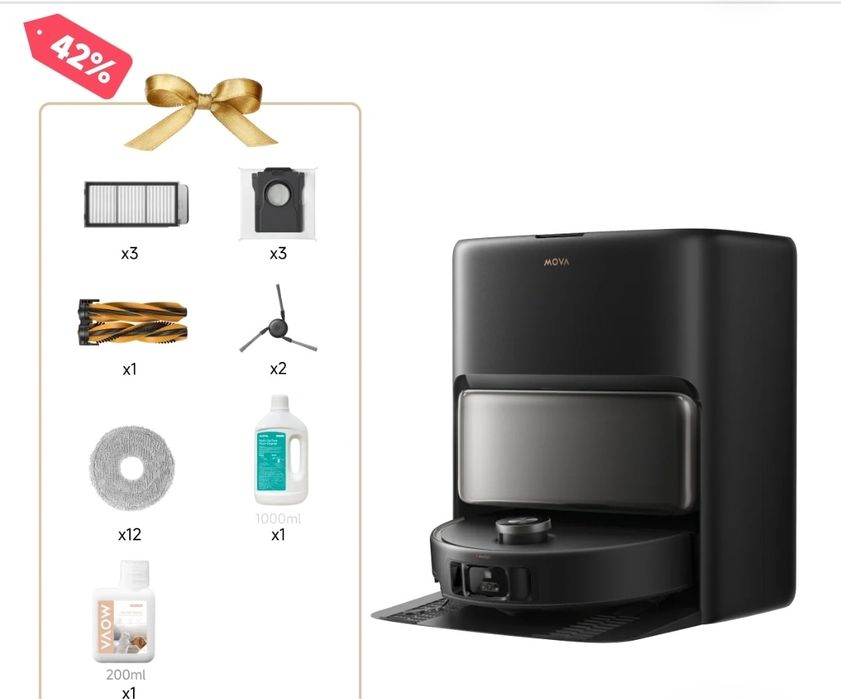 MOVA V50 Ultra complete robot sprzatajacy (vs dreame x50/x40) gw. 3 la