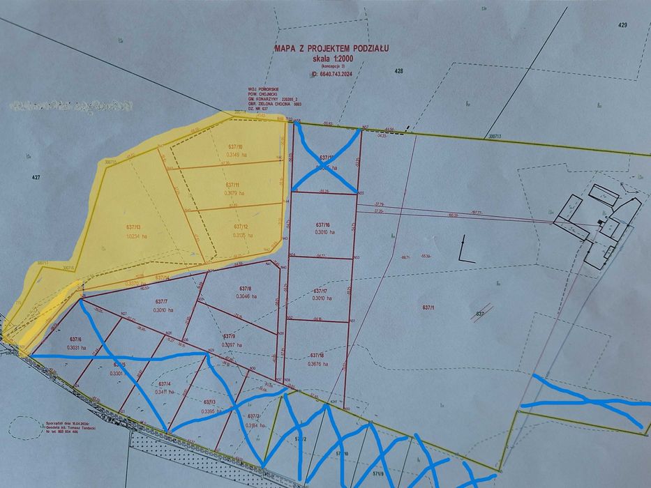 Działka  rolno budowlana 30km od miasta z lasem-zamiana