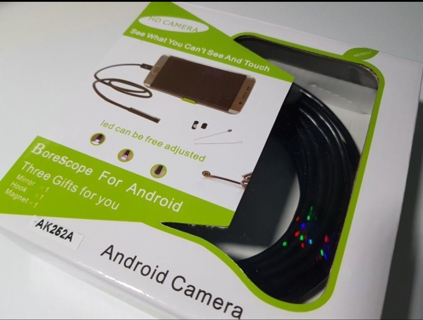 NoWy ENDOSKOP Kamera Inspekcyjna ANDROID USB 10M 5.5mm