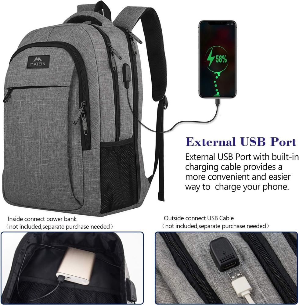 Рюкзак MATEIN з зарядним USB портом