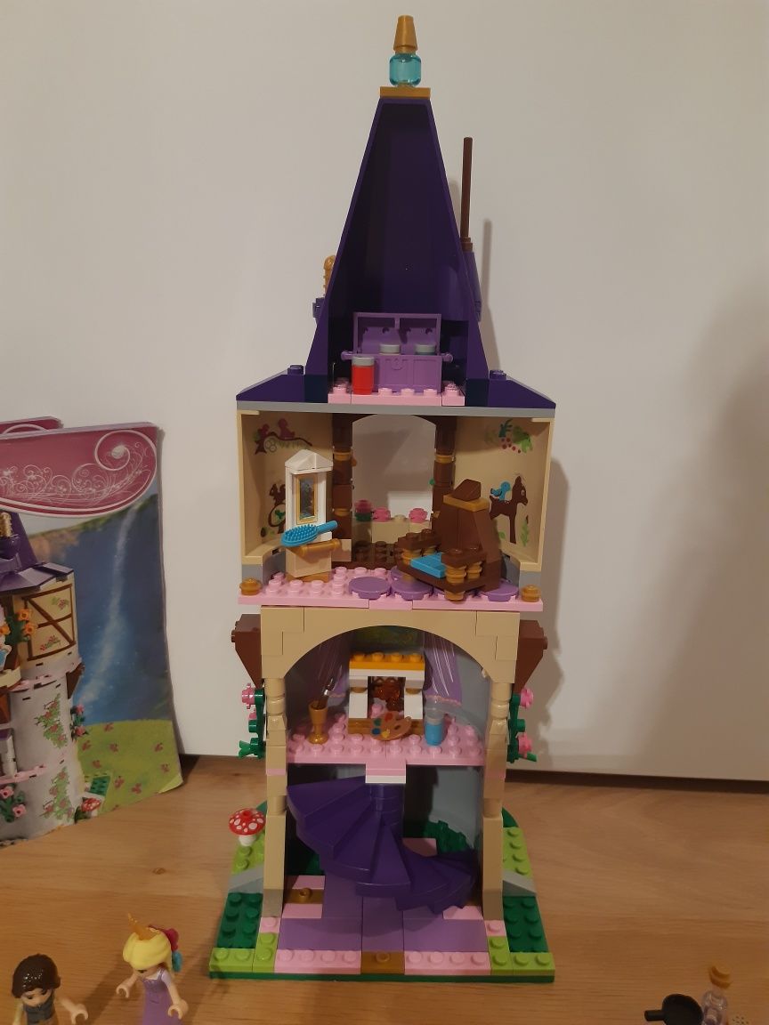 Kompletne Lego Disney Princess 41054 Wieża Roszpunki Roszpunka kameleo