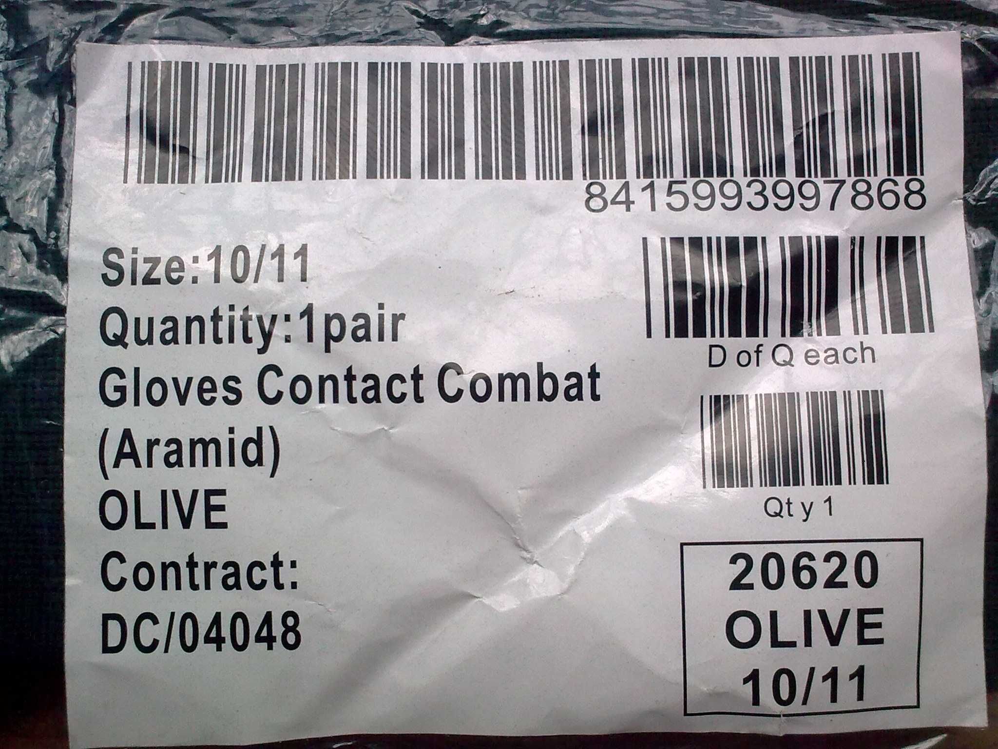 Перчатки негорючие, gloves contact combat (Aramid)Армия Британии.Новые