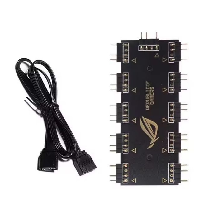 Hub do wentylatorów / kontroler argb 3-pin