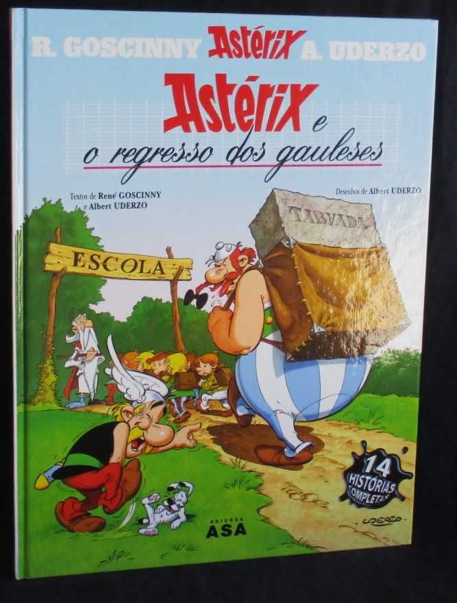Livro Astérix e o Regresso dos Gauleses René Goscinny e Albert Uderzo