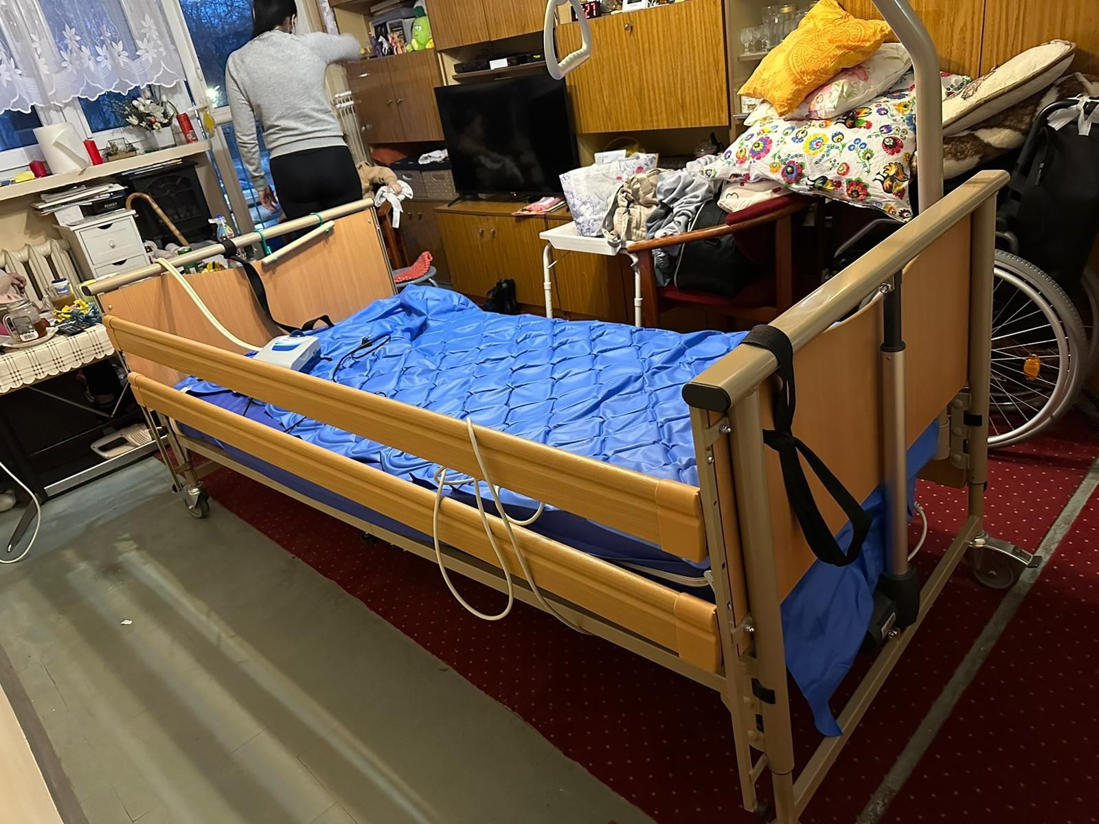 Łóżko rehabilitacyjne używane elektryczne gwarancja