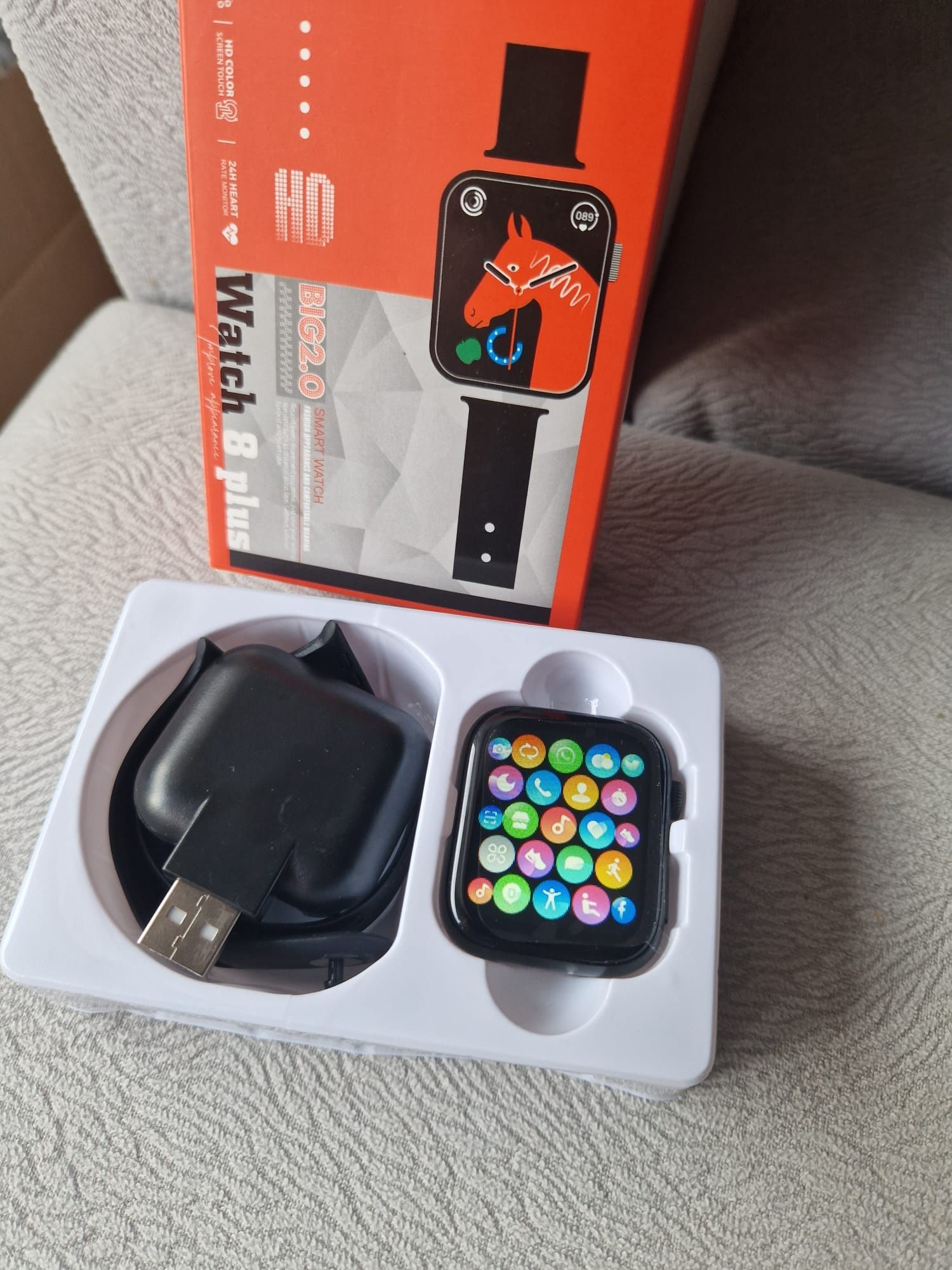 Smartwatch S8 czarny