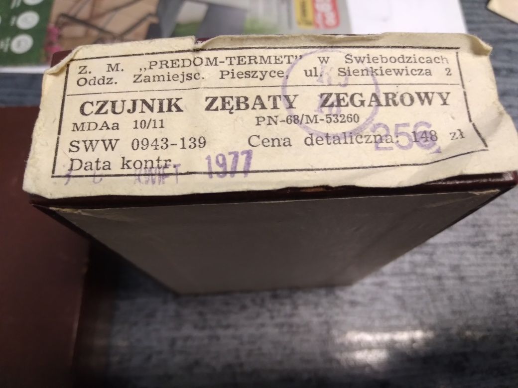 Czujnik zębaty zegarowy Dial Gauge Poland Prl