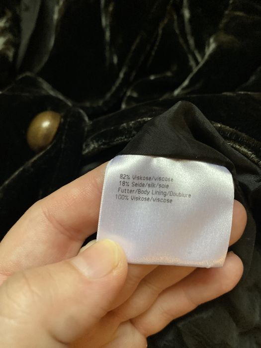 Kurtka marynarka Jedwabny aksamit Basler