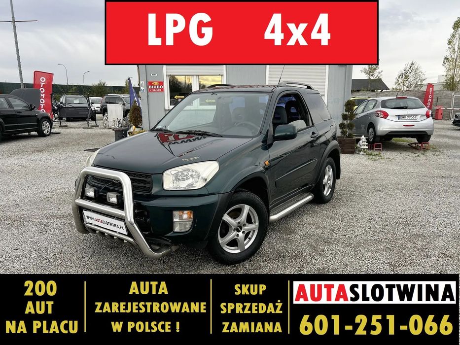 Toyota RAV4 Fajny Stan, Zamiana, 4x4. LPG, gaz