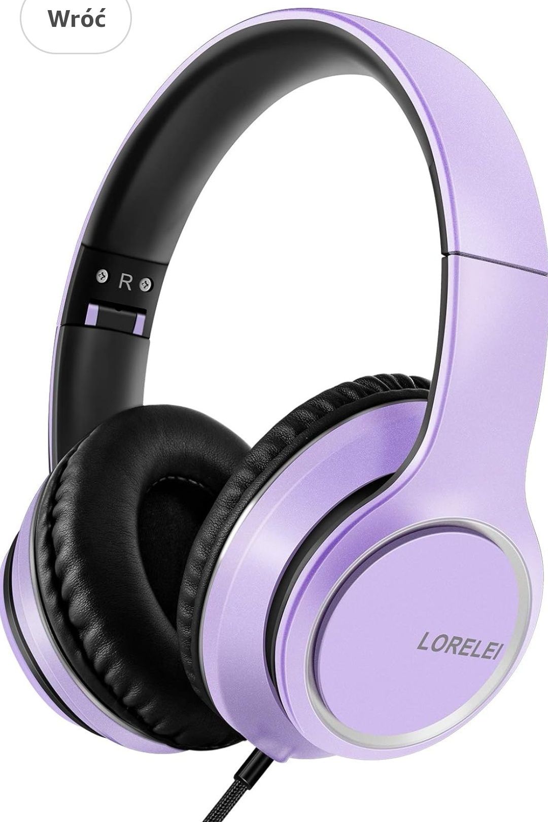 LORELEI X8 nauszne przewodowe słuchawki z mikrofonem