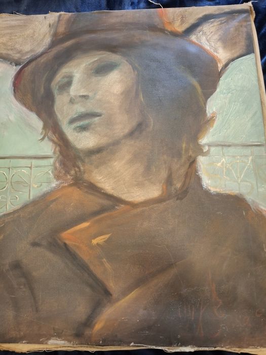 Quadro a óleo navegador? Antigo