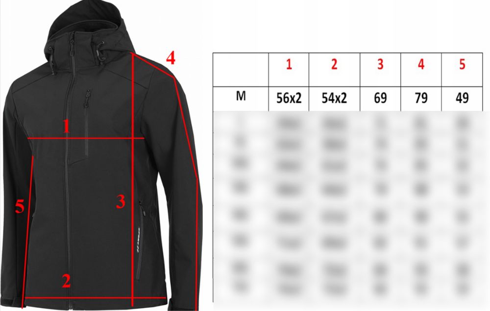 Kurtka męska softshell, wiosenna, przejściowa