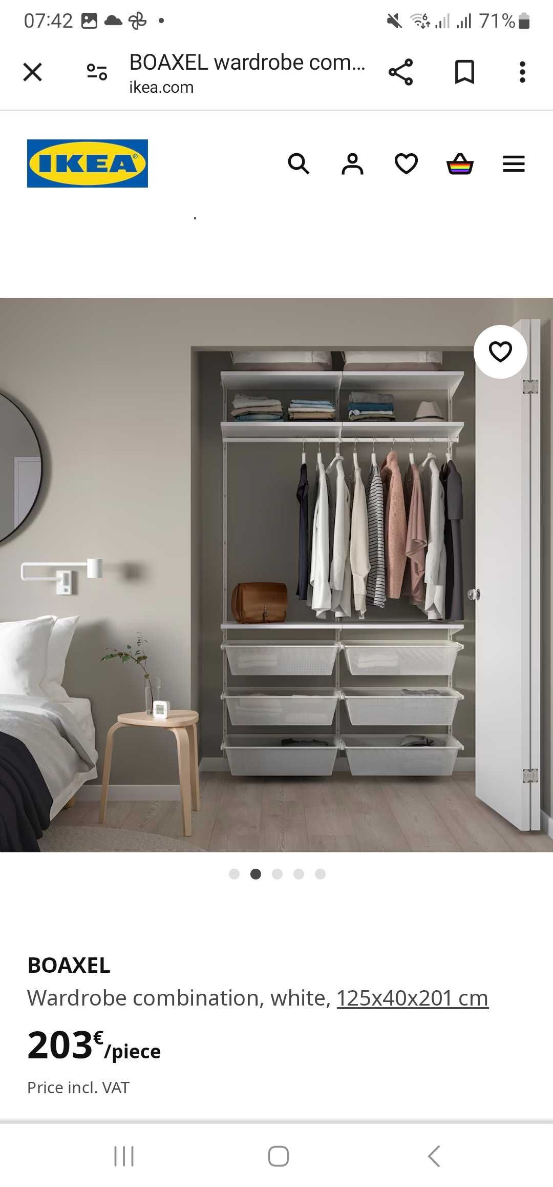Guarda-roupa Aberto Ikea