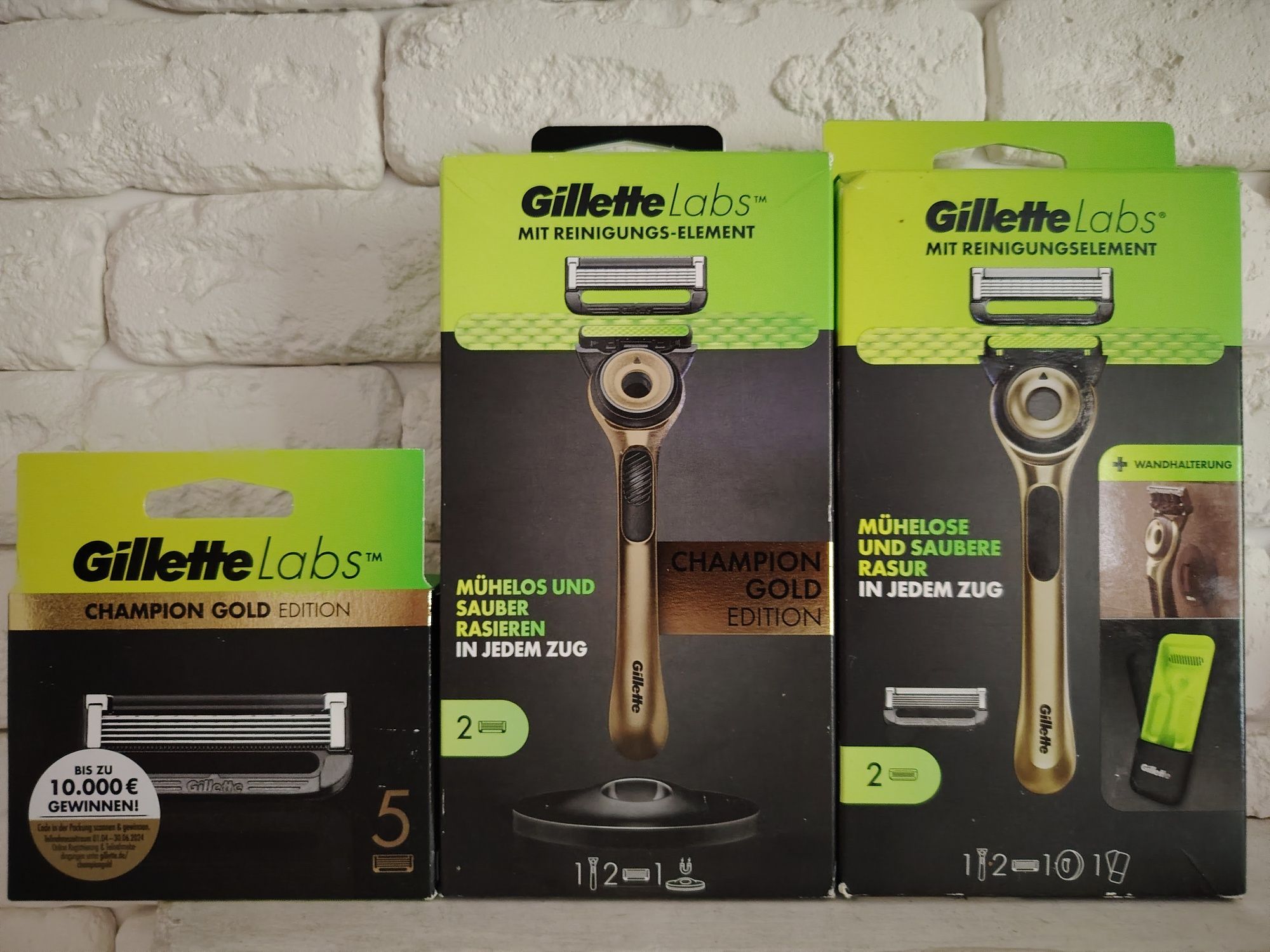 Станок бритва для гоління Gillette Labs Champion Gold Edition картридж