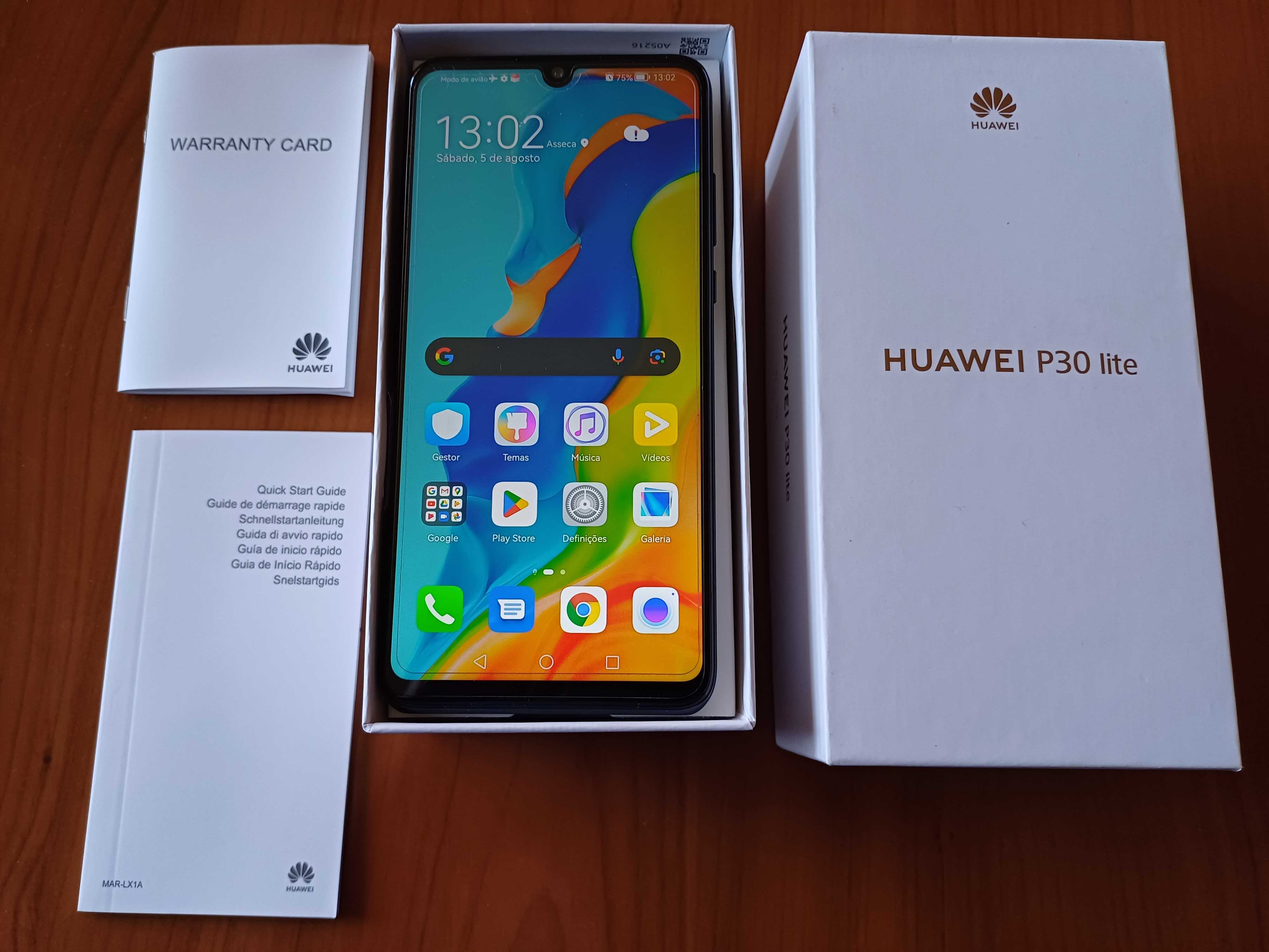 Telemóvel Huawei P30 Lite desbloqueado para todas as redes