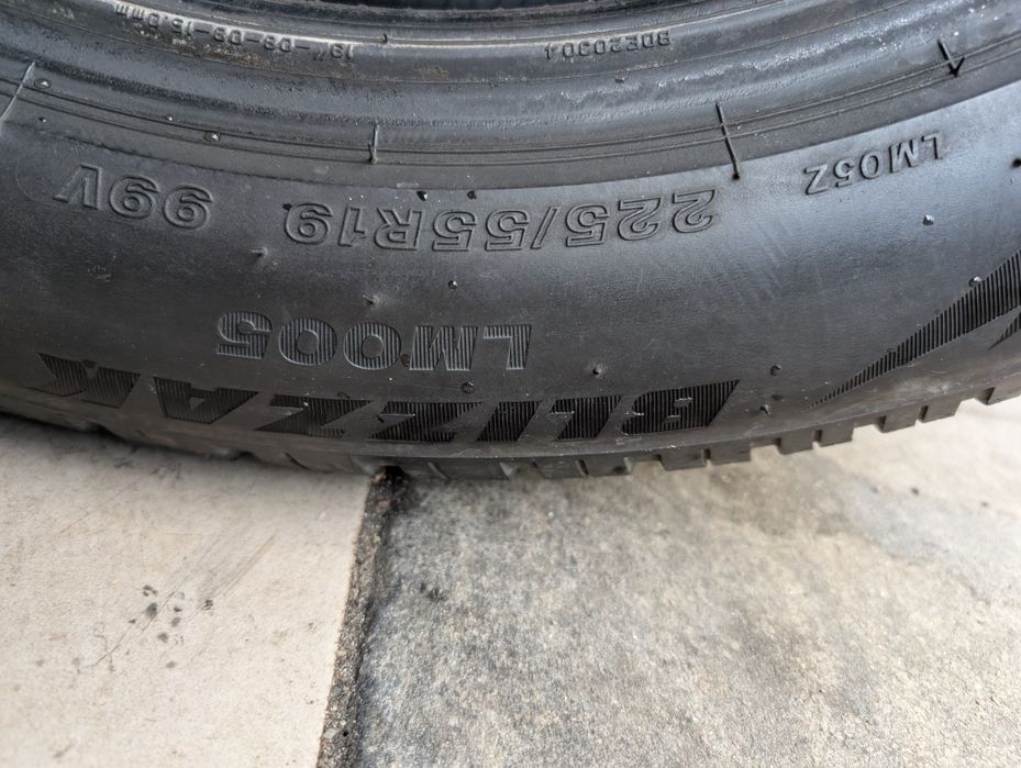 Зимняя резина 225/55 R19 Bridgestone Blizzak