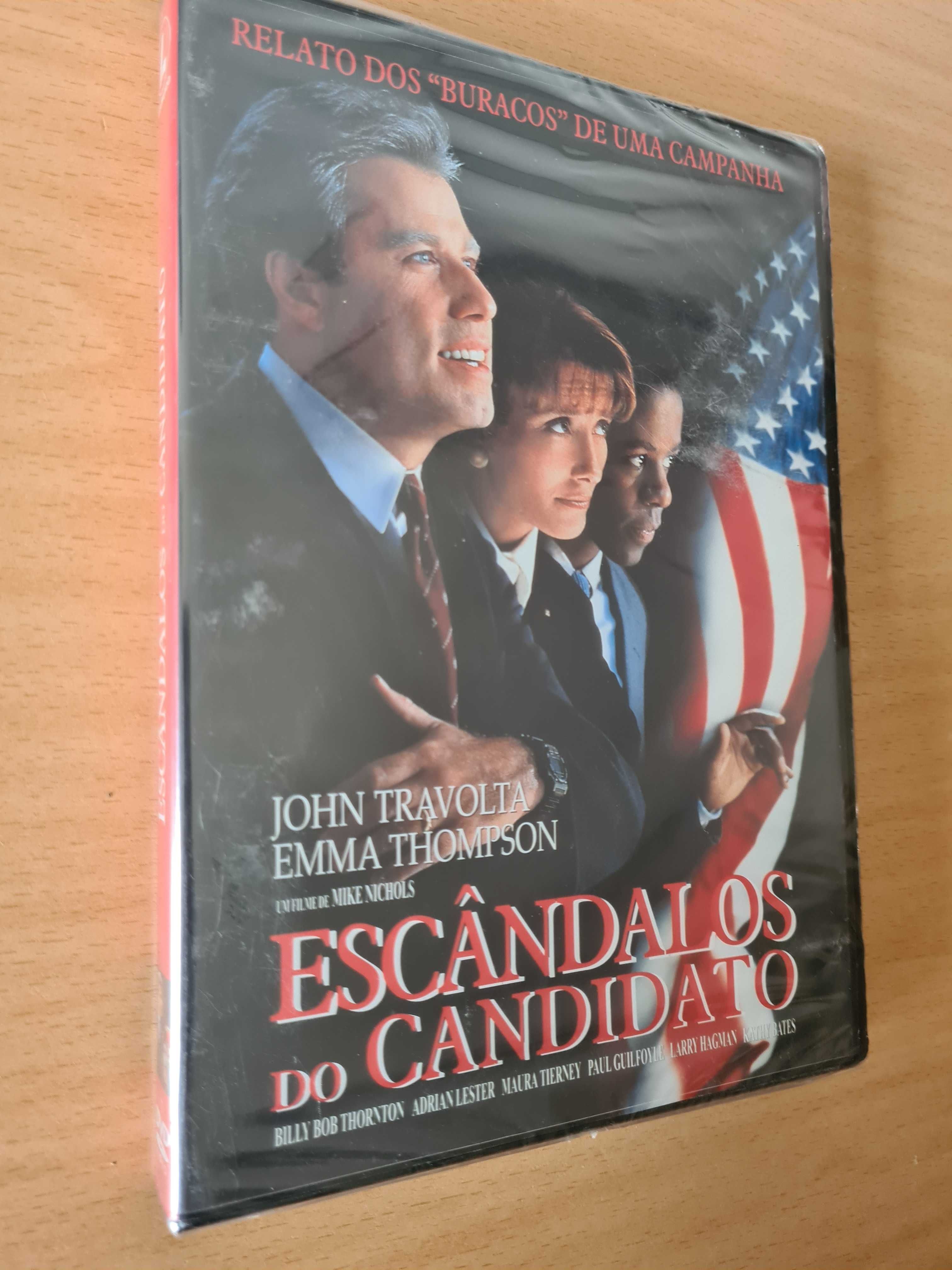 Filme em DVD "Escândalos do Candidato" com John Travolta