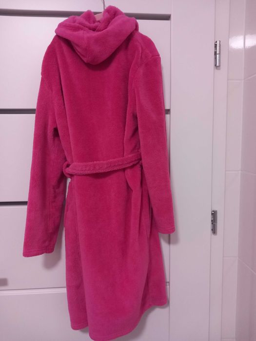 Szlafrok dziewczęcy różowy