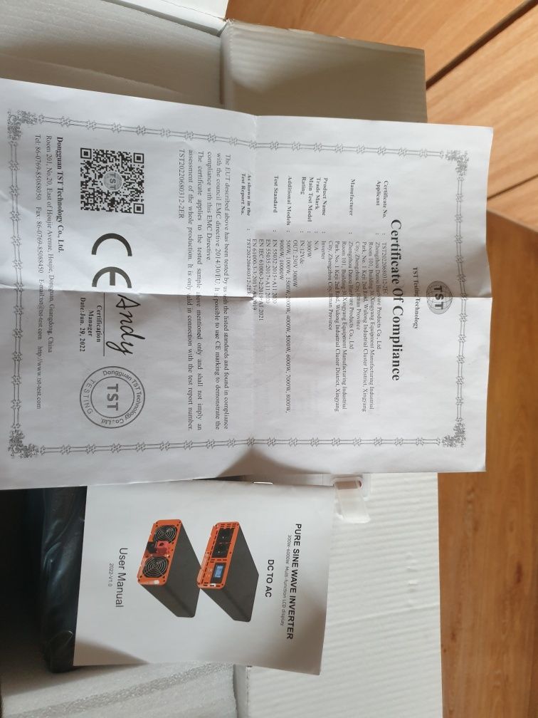 Продам инвертор DATOU BOSS 2000W
