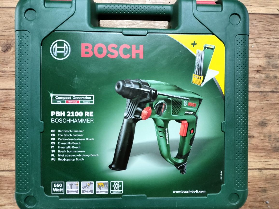 Młot udarowo obrotowy Bosch PBH 2100 RE