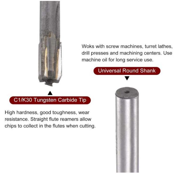Rozwiertak maszynowy 7.9 mm H7 C1/K30