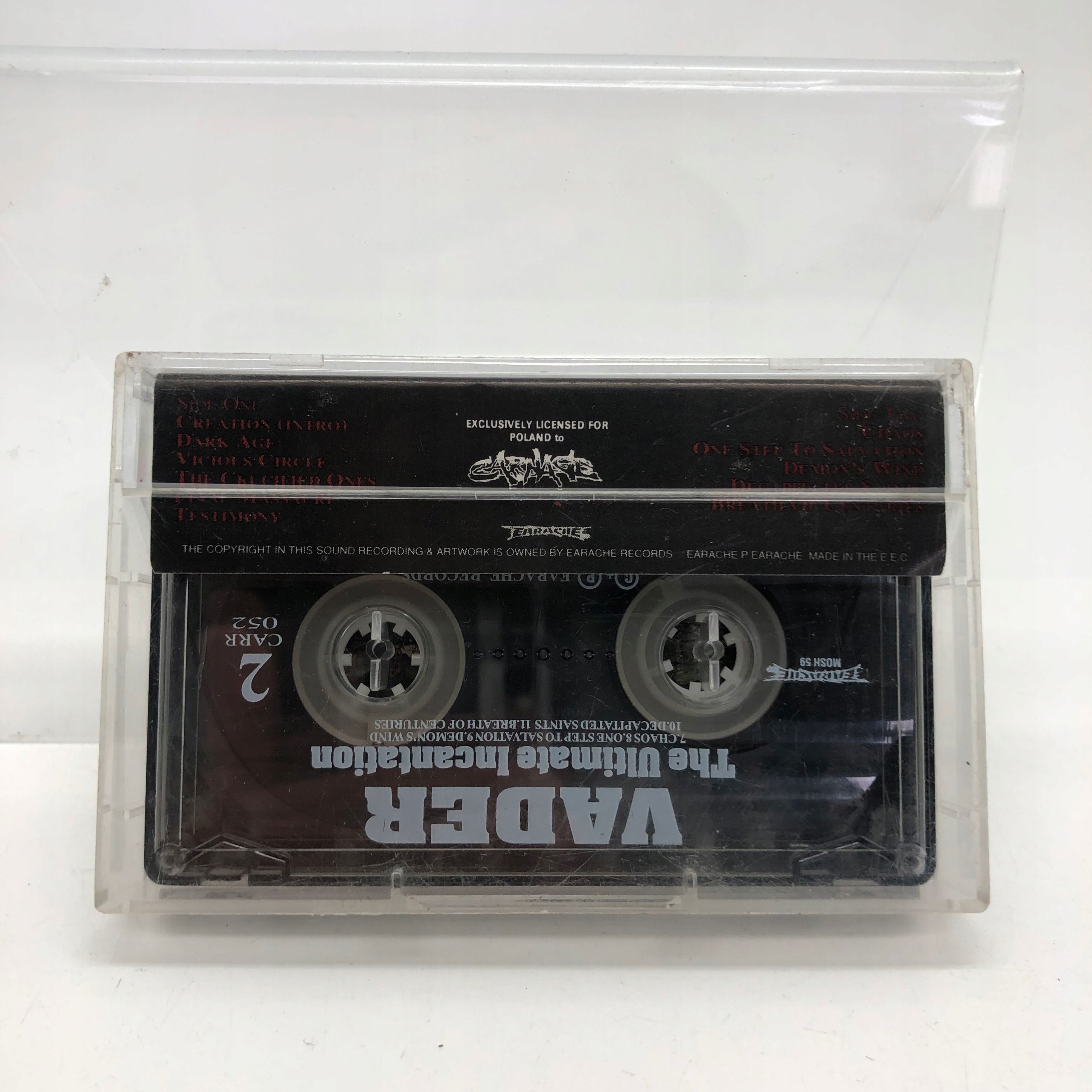 kaseta - vader - the ultimate incantation 1992 metal
