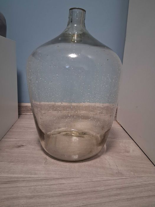 Baniak na wino szklany