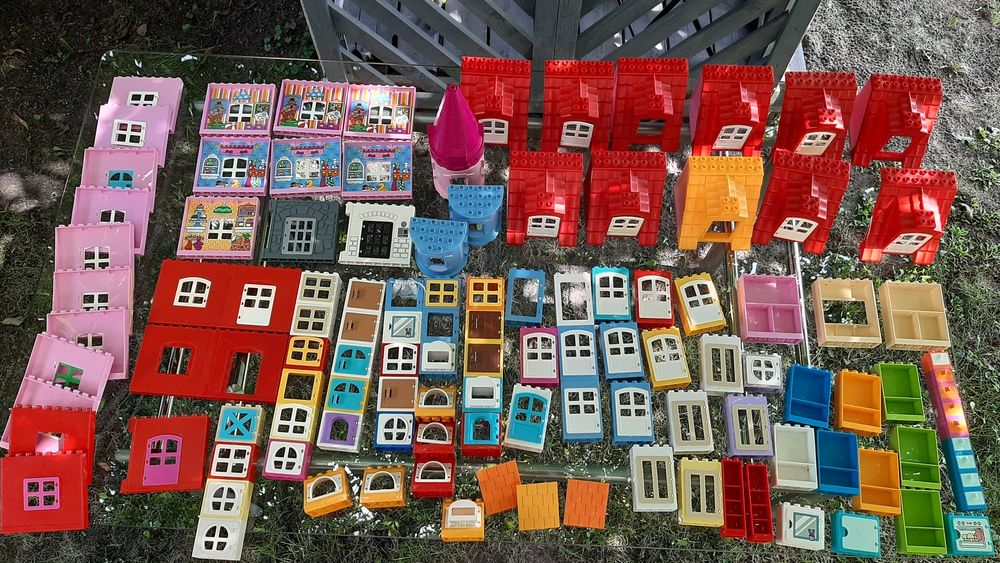 Lego duplo dach ściana drzwi