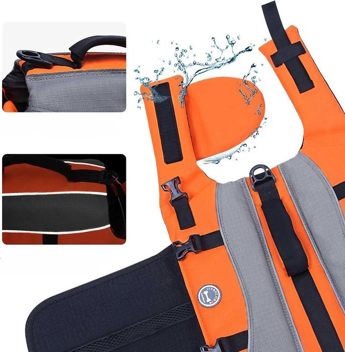 Kamizelka ratunkowa dla psa VIVAGLORY rozmiar M