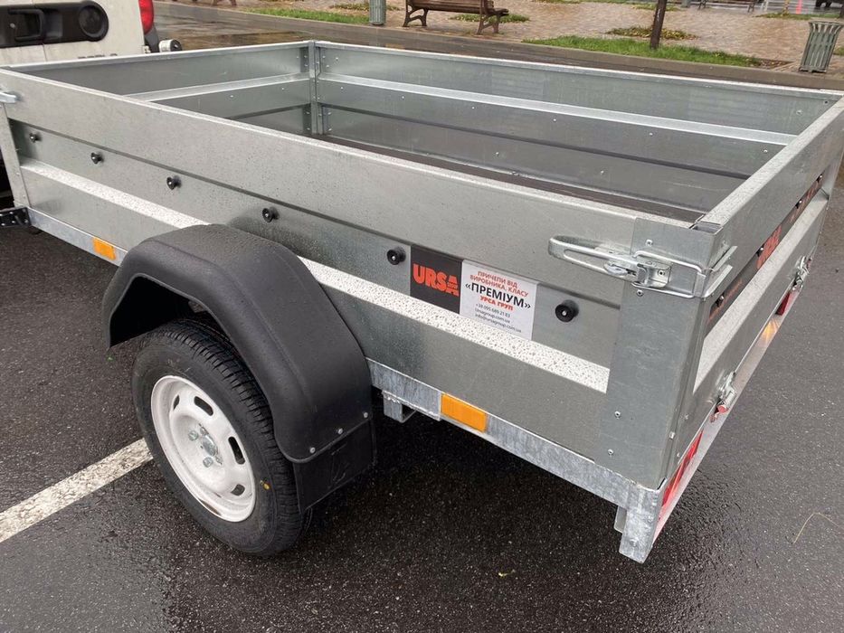 Оцинкованный усиленный, легковой, бортовой, прицеп