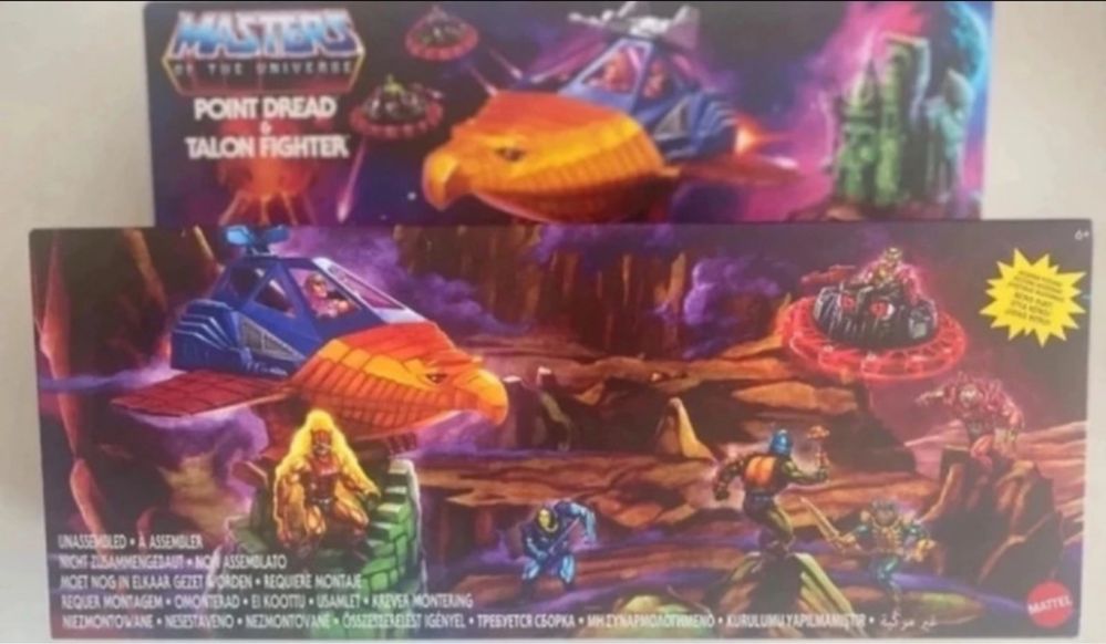 Masters of the Universe Origins Point Dread e Talon Fighter