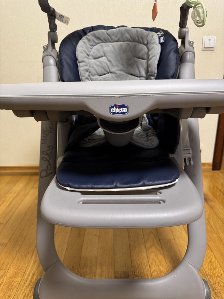 Стільчик для годування кресло для кормления CHICCO polly magic relax