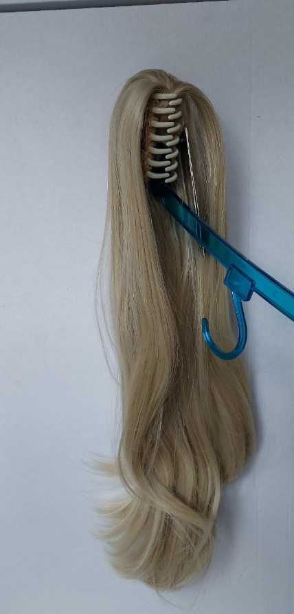 Kucyk włosy syntetyczne blond