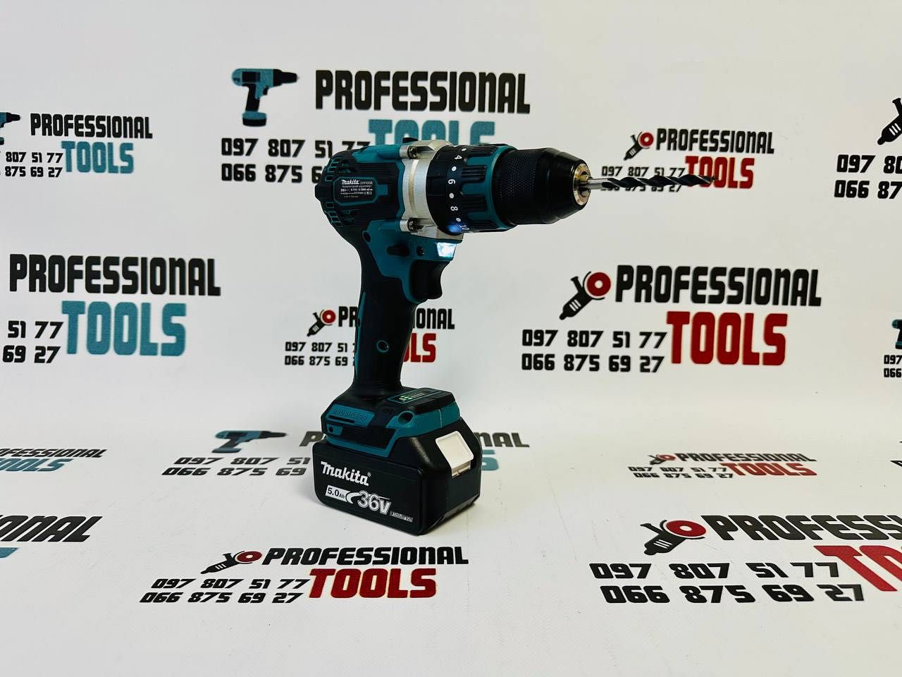 Акумяторний Шуруповерт Makita DHP485 36/5A Аккумуляторный Шурупокрут