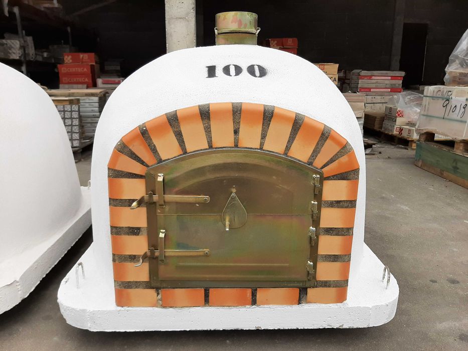 Forno a lenha para Pão /Pizza / Leitão com tubo saída de fumos