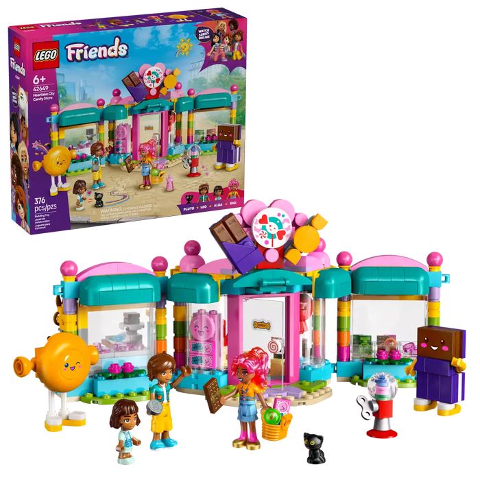 LEGO Friends Sklep z cukierkami w Heartlake 42649. LEGO