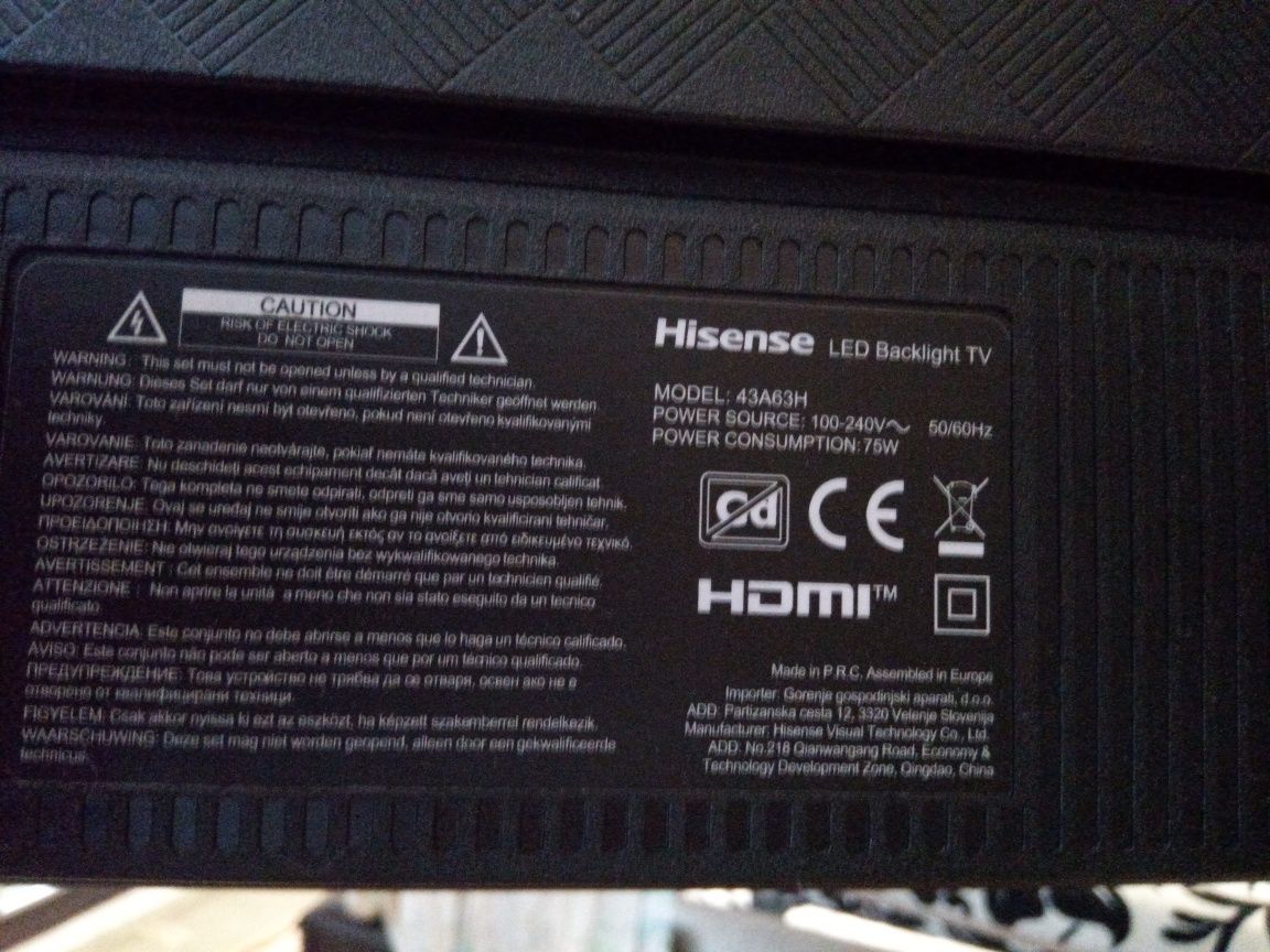 Смарт телевізор Hisense