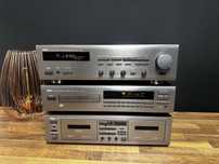 Zestaw audio Yamaha RX-480 , CDX-570, KX-W332 - deck, CD Amplituner