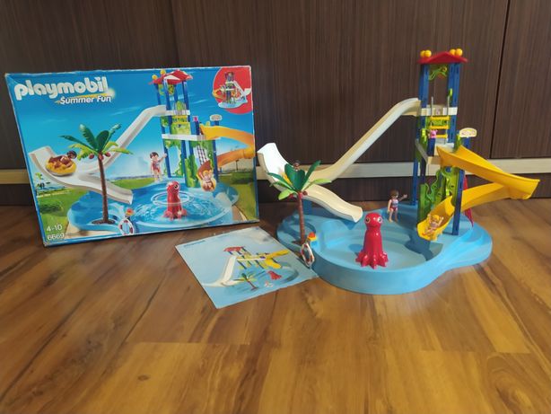 Playmobil Summer Fun 6669 Aqua Park ze zjeżdżalnią 4-10lat