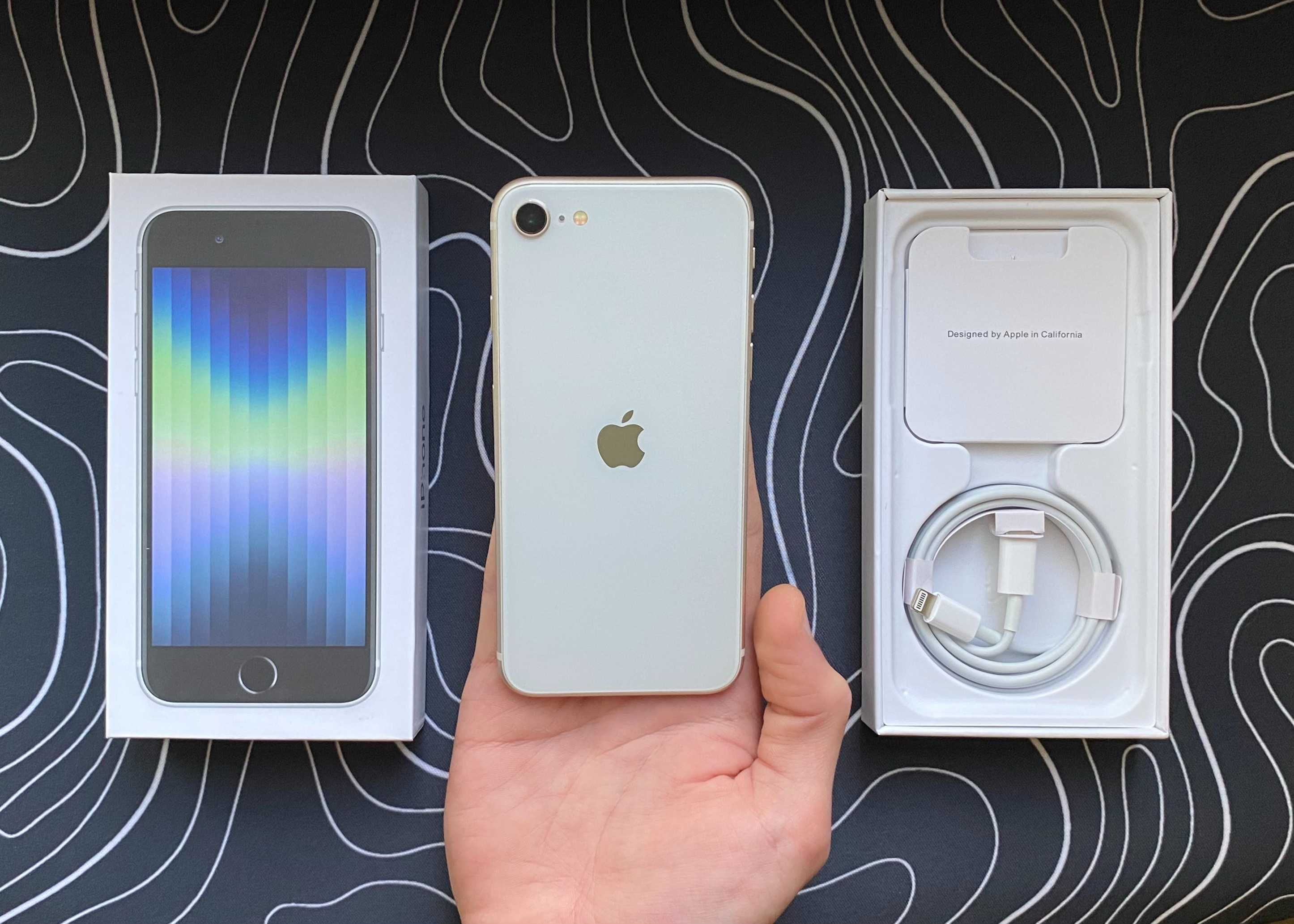 НОВЫЙ - iPhone SE 2022 - 128 гб - 100% АКБ - NEVERLOCK - STARLIGHT