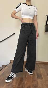 Широки чорні джинси р34