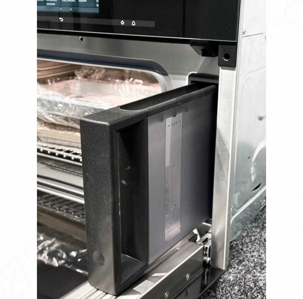 Парова піч Miele / Міле DGM 6800, комбінована, 45 см, чорна/хром