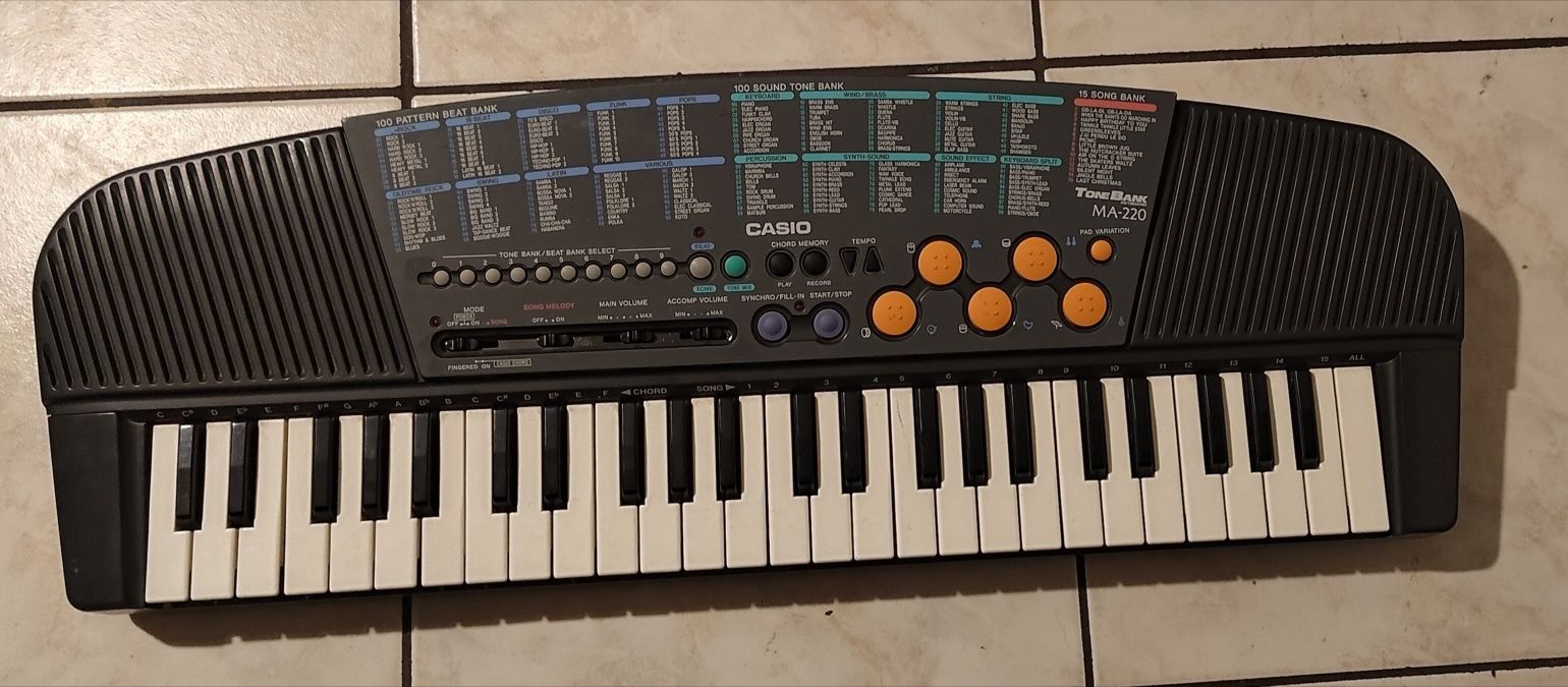 Klawisze organy Casio MA-220