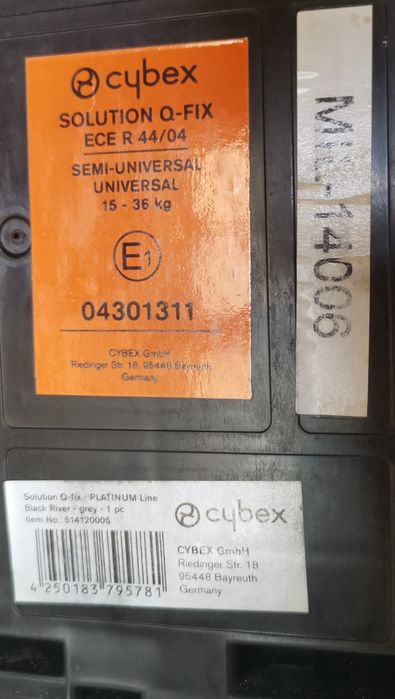 Cadeira auto Cybex Platinum Solution Q-Fix (Grupo 2/3)