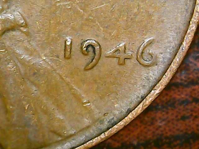 One Cent 1946 z błędem