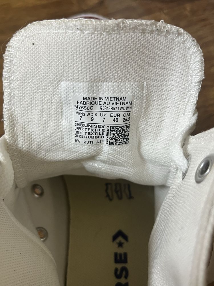 Кеди унісекс CONVERSE ALL STAR HI M7650C