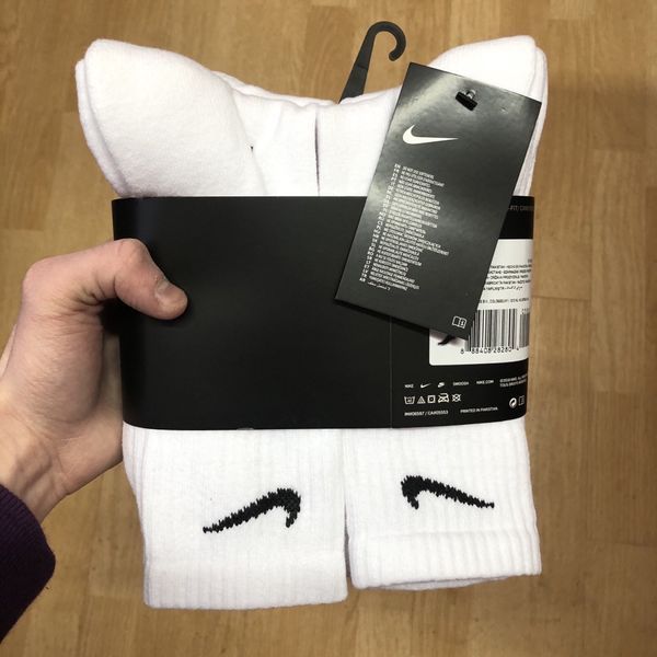 Комплект 6 пар Носки Шкарпетки Nike Everyday Jordan (M-L) (SX7666-100)