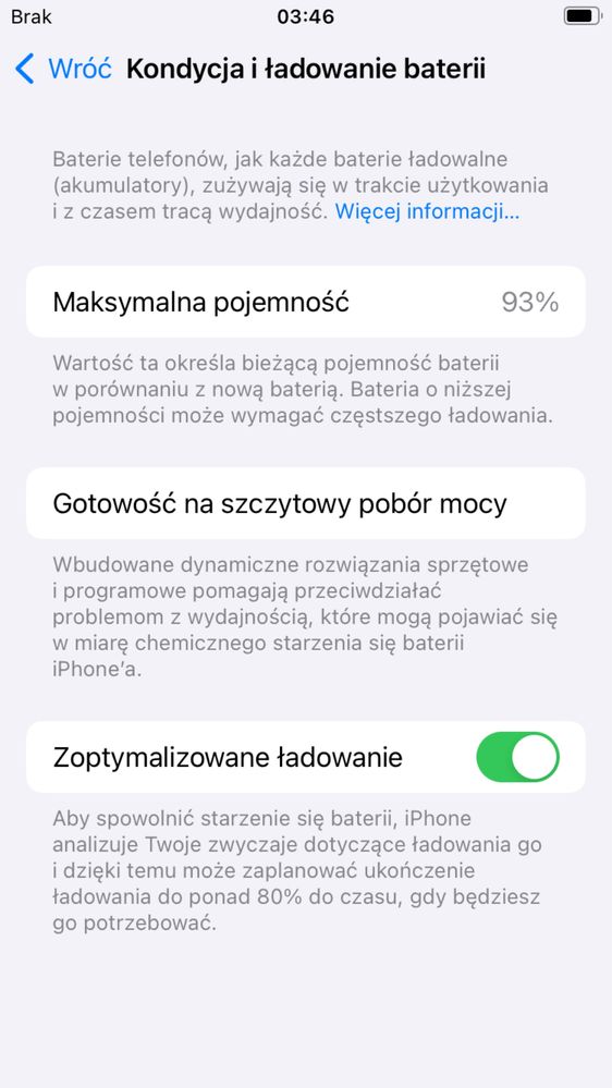 iPhone SE 128GB (3rd gen) komplet + ochrona ekranu